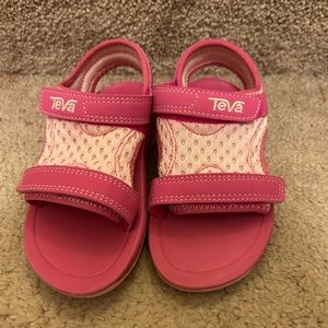 Pink Toddler Teva Water Shoes